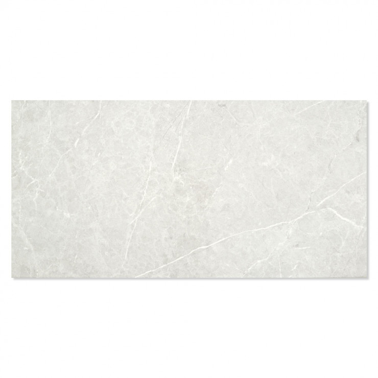 Marmor Kakel Firenze Ljusgrå Blank 30x60 cm-0